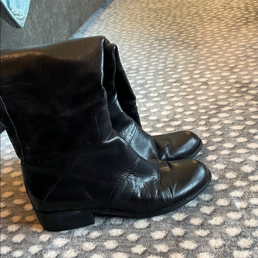 Nine West Black Heeled Boots